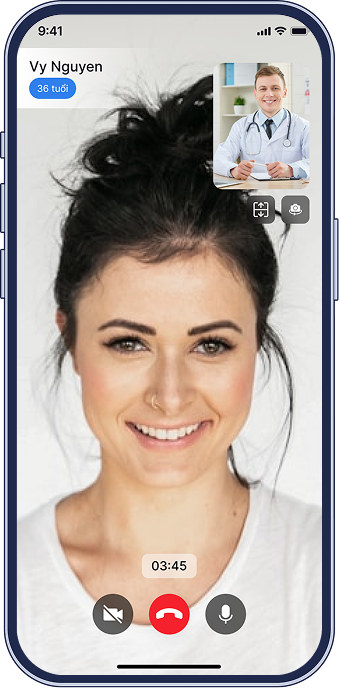 Giao diện Doctor App minh họa